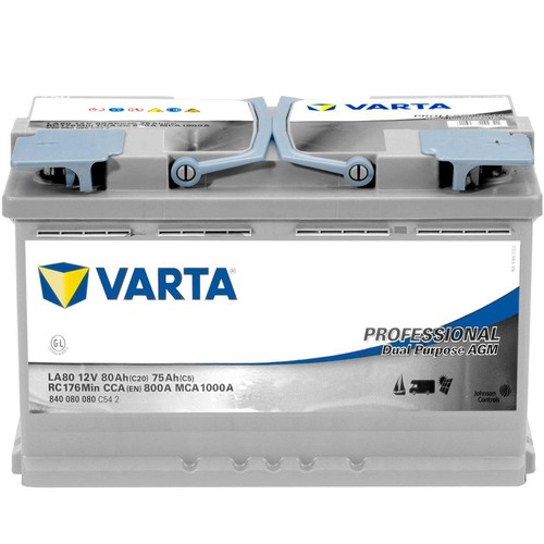 Varta la80 profesional agm 12v - la80,